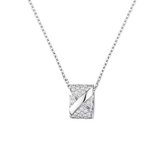 [Regalia jewelry]LIENS EVIDENCE DIAMOND PAVED NECKLACE