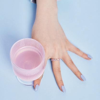 [Regalia jewelry]Delicate Vibrant Emerald Cut Daily Ring