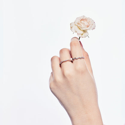 [Regalia jewelry]Ornate Vibrant Round Cut Daily Ring
