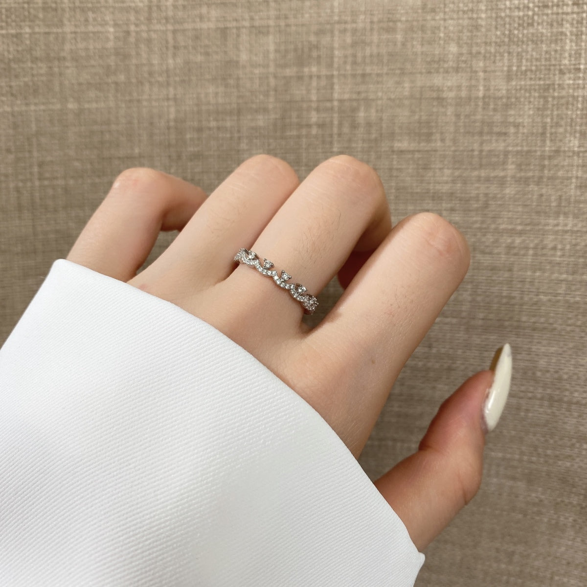 [Regalia jewelry]Elegant Resplendent Round Shape Party Ring
