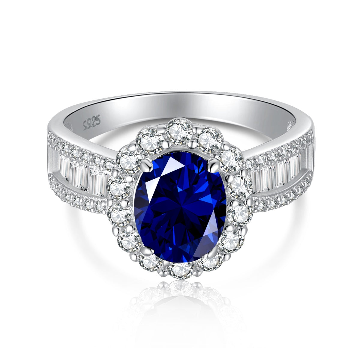 [Regalia jewelry]1.5 Carat Dazzling Charming Oval Cut Banquet Ring