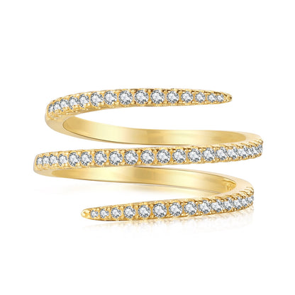 [Regalia jewelry]Unique Vibrant Entangle Daily Ring