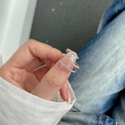 [Regalia jewelry]Unique Vibrant Entangle Daily Ring