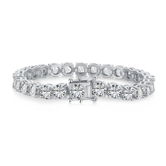 [Regalia jewelry]0.75 Carat Dazzling Round Cut Wedding Bracelet