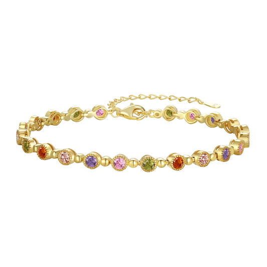 [Regalia jewelry]Sparkling Exquisite Round Cut Party Bracelet