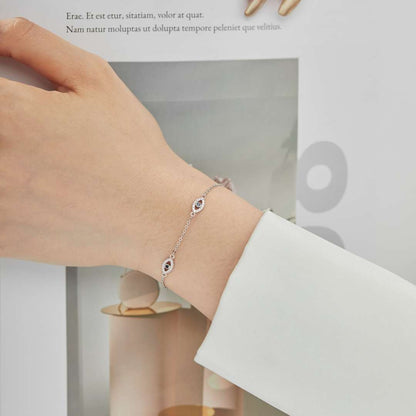 [Regalia jewelry]Evil Eye Shape Pendent Necklace