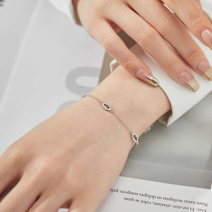 [Regalia jewelry]Evil Eye Shape Pendent Necklace