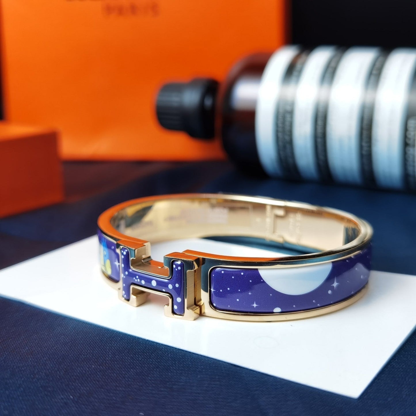 [Regalia jewelry]H STAR AND MOON BRACELET 12MM