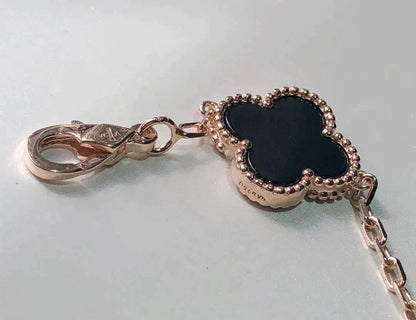 [Regalia jewelry]CLOVER 5 MOTIFS MULTICOLOR  BRACELET