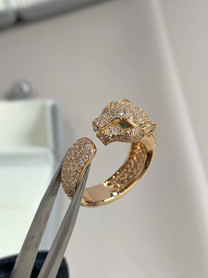 [Regalia jewelry]PANTHERE PINK GOLD DIAMOND RING