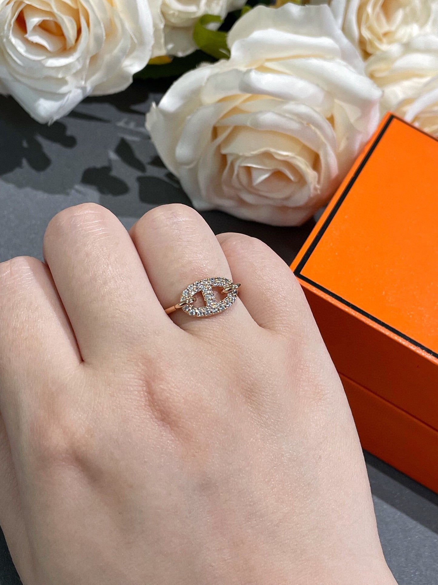 [Regalia jewelry]RONDE SMALL DIAMOND RING