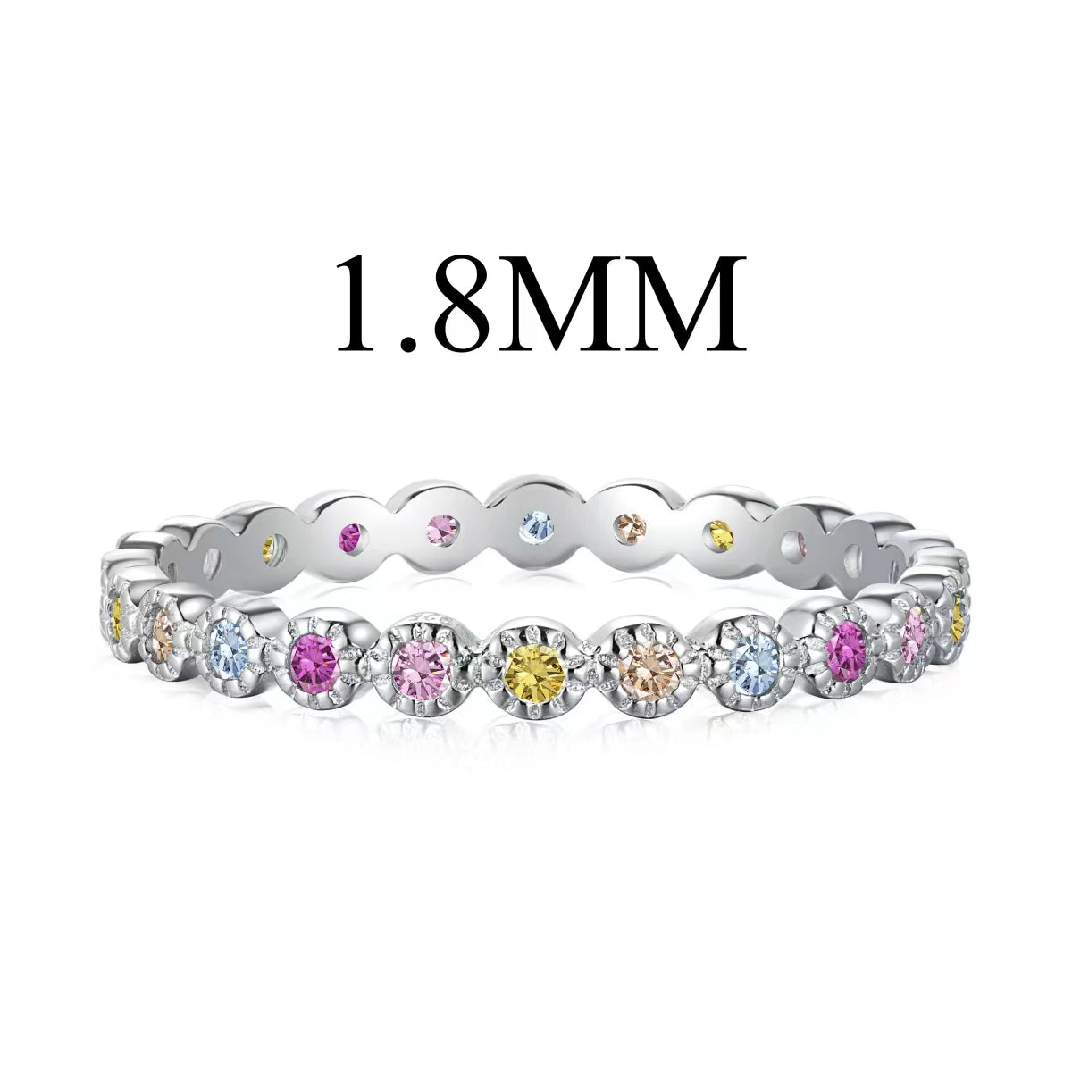 [Regalia jewelry]Unique Scintillating Round Cut Daily Ring