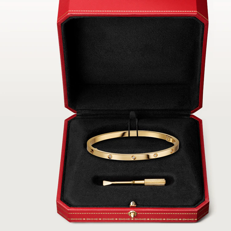 [Regalia jewelry]LOVE BRACELET 3.65MM 10 DIAMONDS