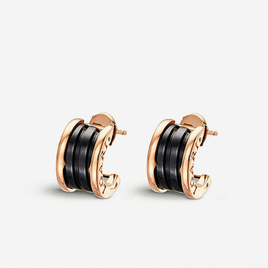 [Regalia jewelry]ZERO 1 PINK GOLD CERAMIC EARRINGS