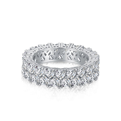 [Regalia jewelry]Sparkling Full Heart Ring