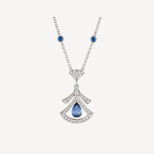 [Regalia jewelry]DREAM NECKLACE AGATE DIAMOND SILVER
