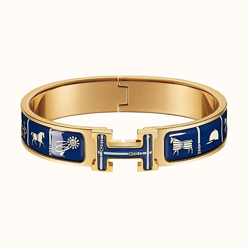 [Regalia jewelry]H COUVERTURES DARK BLUE BRACELET