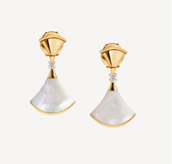 [Regalia jewelry]DREAM MOP 1 DIAMOND EARRINGS