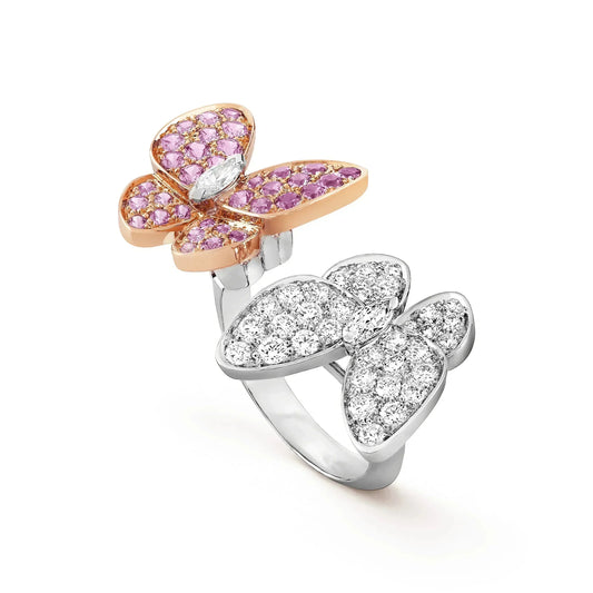 [Regalia jewelry]TWIN BUTTERFLY DIAMOND RING